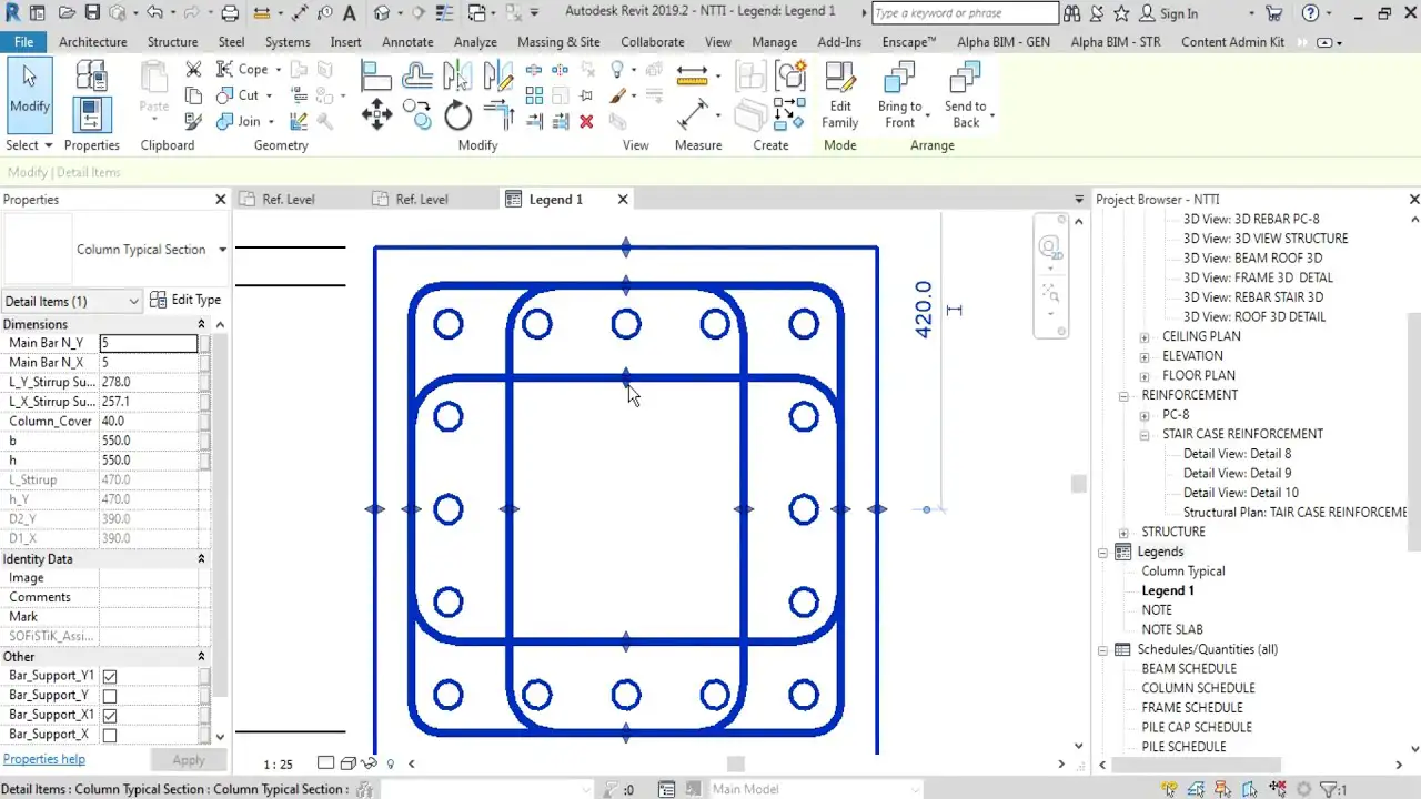 Reinforcing Columns