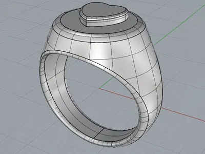 AI Jewelry Rendering Before
