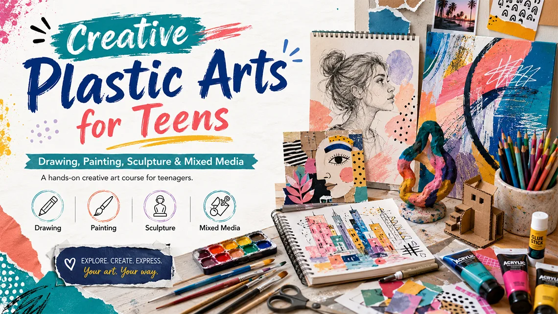 Creative Plastic Arts for Teens course at ETC Lebanon
