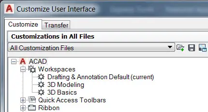 Customizing AutoCAD Ribbon Interface and Custom Command Panels