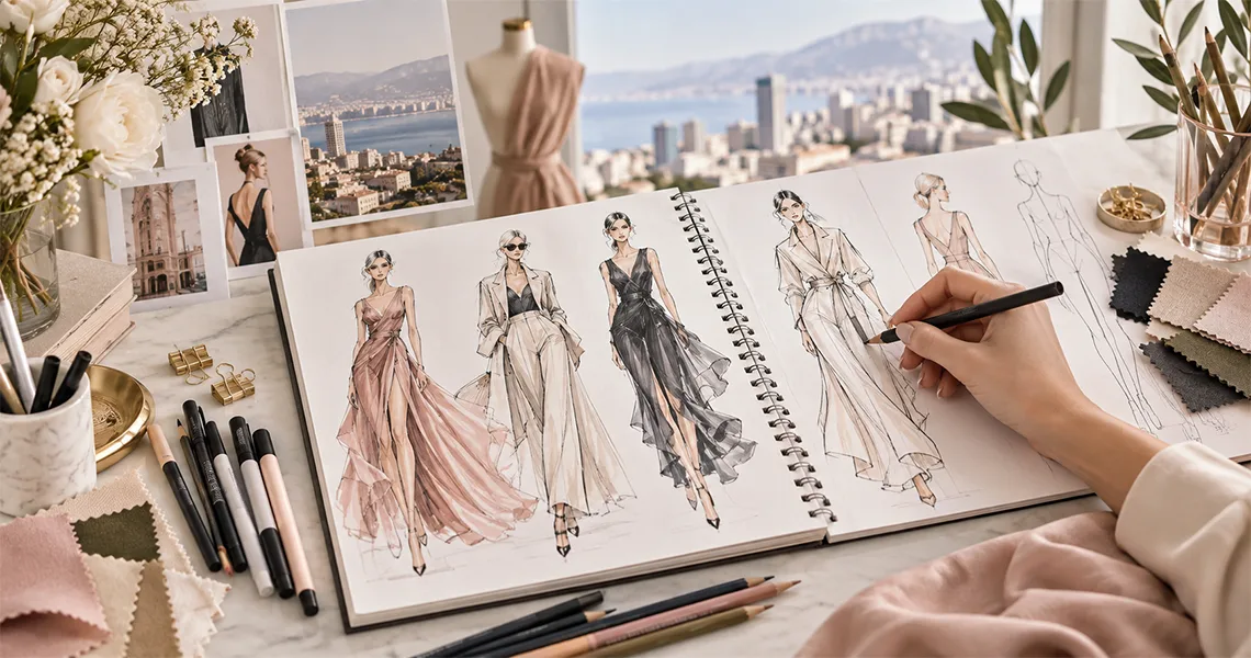 Fashion Illustration Course in Lebanon at ETC Fashion illustration course at ETC Lebanon