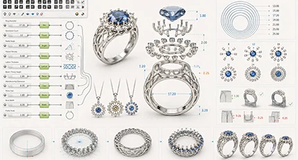 Grasshopper parametric jewelry design