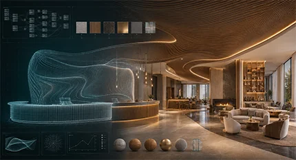 AI rendering of Grasshopper designs with Nano Banana