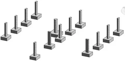Drawing Columns and Isolated Foundations
